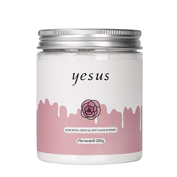Bột mặt nạ hoa hồng trắng da giảm nám Yesus Rose Mask Powder Thái Lan 200g