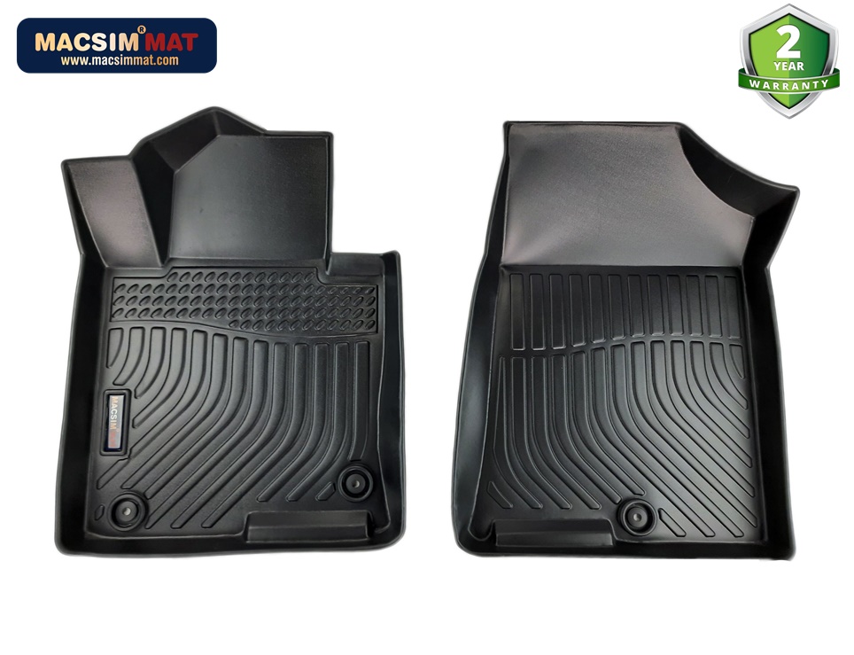 Hình ảnh Thảm lót sàn xe ô tô dành cho Kia Optima 2016- 2020 Nhãn hiệu Macsim chất liệu nhựa TPV cao cấp màu đen
