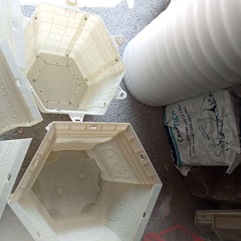 Khuôn chậu lục giác 48 chân liền nhựa abs mẫu mới nhất