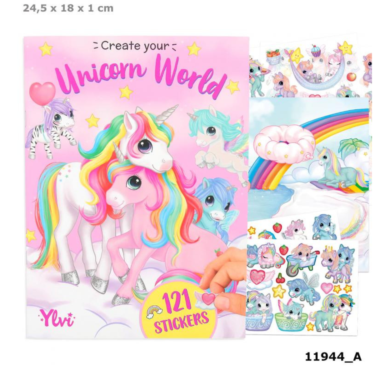 Đồ chơi BST sicker dán hình Unicorn World TOPMODEL TM0411944