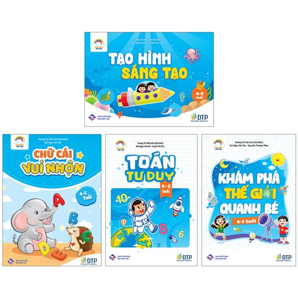 Sách - Bộ Sách Cầu Vồng Trẻ Thơ - Dành Cho Trẻ 4-5 Tuổi (Bộ 4 Quyển)