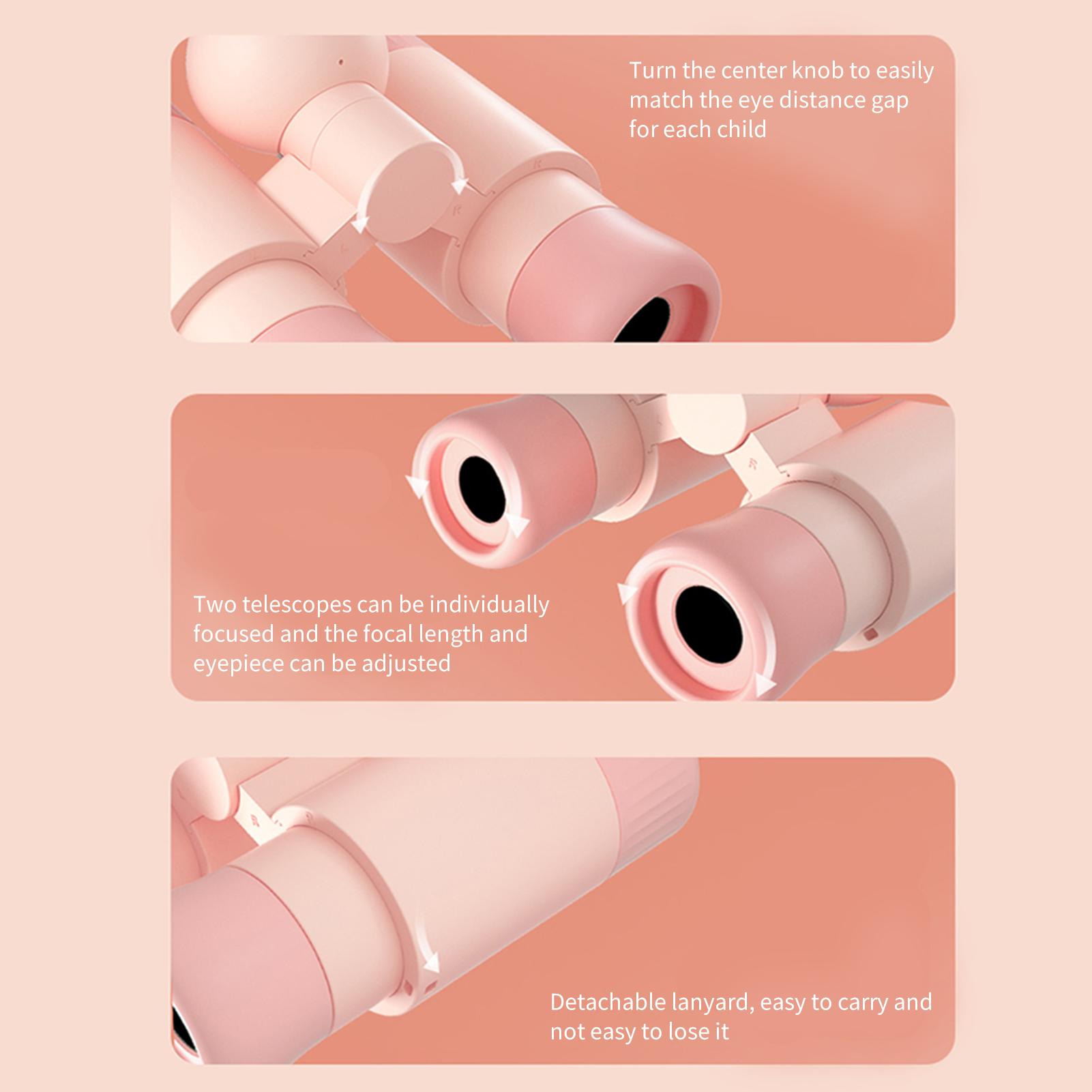 Đồ Chơi Ống Nhòm Nhỏ Gọn Cho Trẻ Em 10X Có Độ Phân Giải Cao