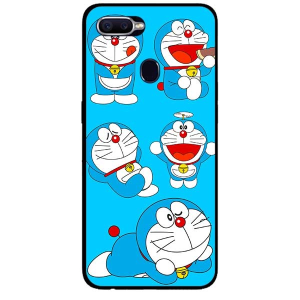 Ốp lưng dành cho Oppo A12 - A5s  mẫu Mèo Do Ra Mon