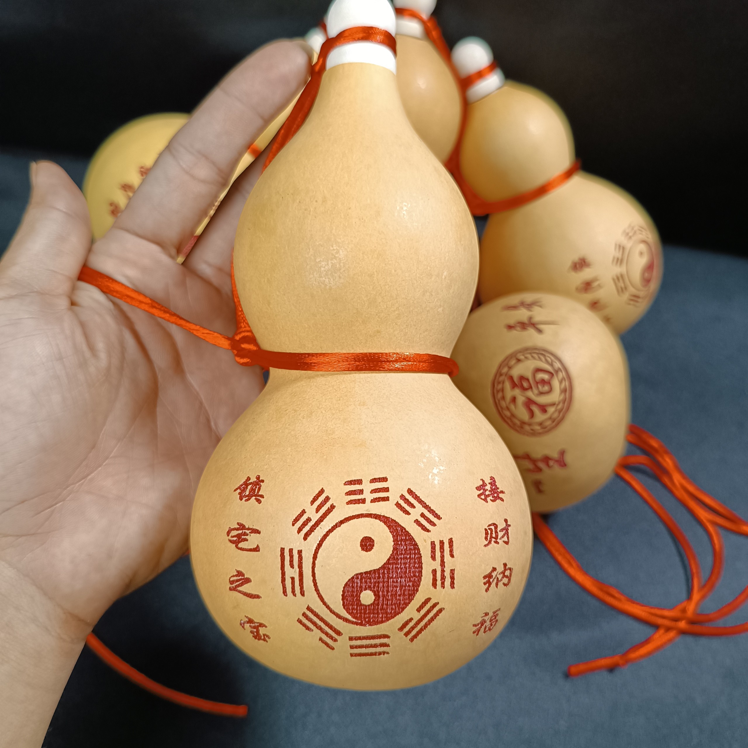 Hồ Lô Bầu có nắp mở,cao 17cm,phong thủy