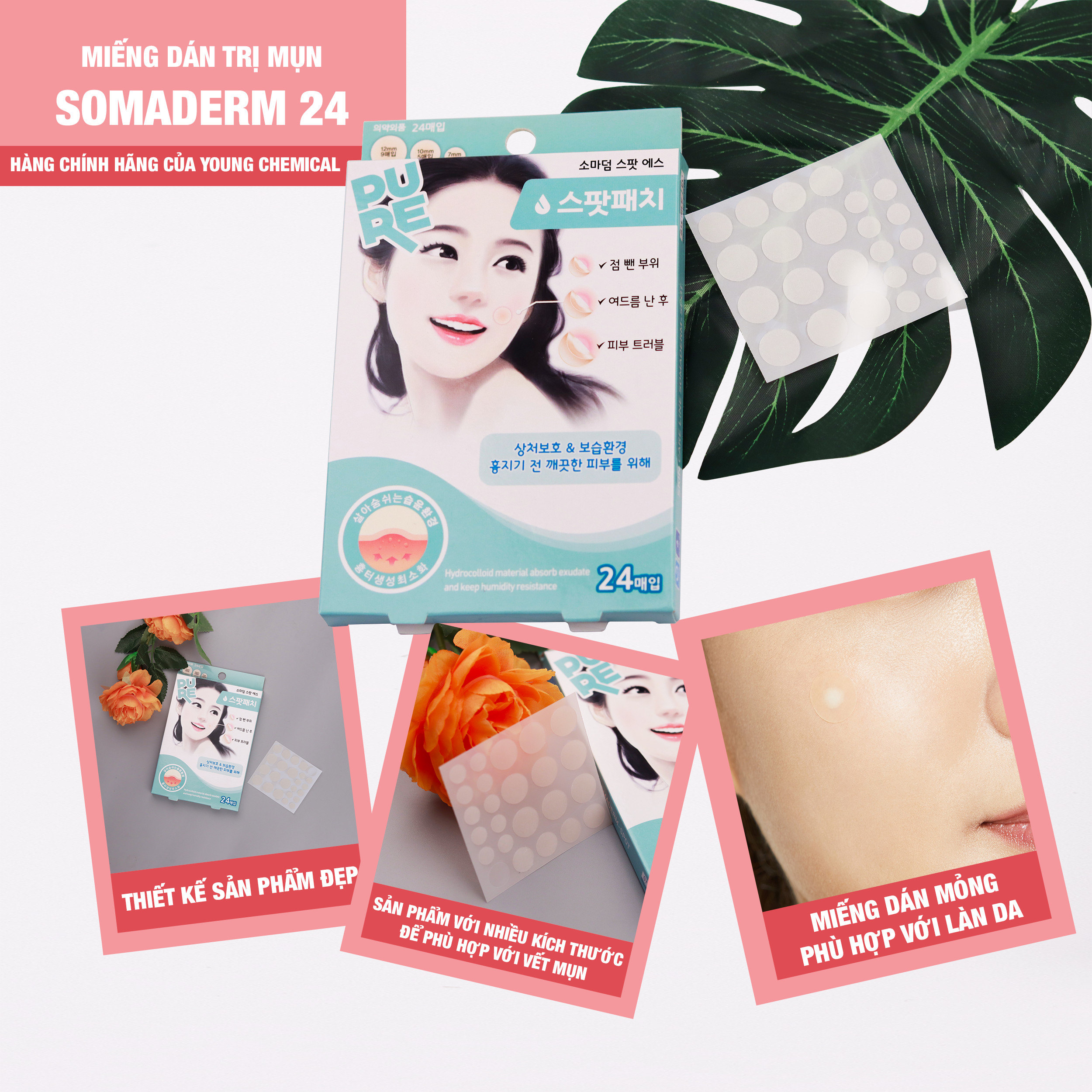 Miếng Dán Mụn Somaderm Spot 24