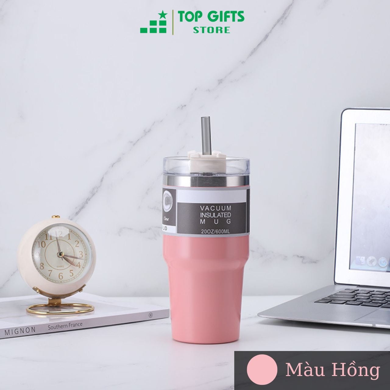 Ly giữ nhiệt LGN720 khắc tên theo yêu cầu dung tích 600ml - Giữ nhiệt 6-8 tiếng