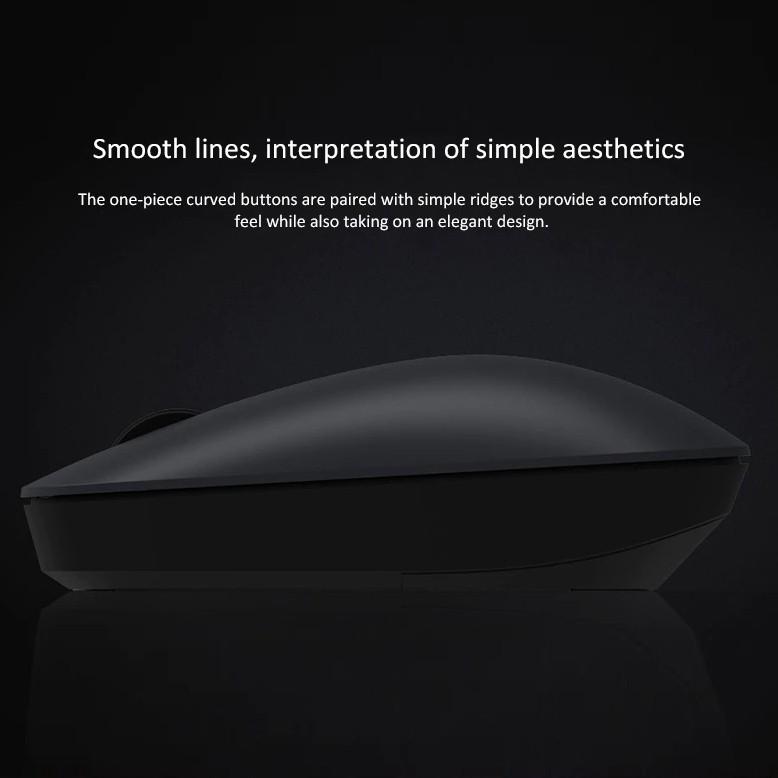 Chuột Máy Tính Không Dây Xiaomi 1000DPI Nhỏ Gọn Dành Cho Chơi Game/ Văn Phòng Hàng nhập khẩu