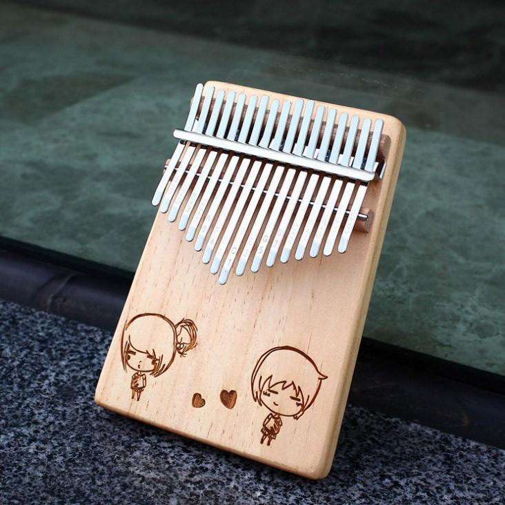 Đàn Kalimba 17 Phím Giá Rẻ Cho Người Mới Tập - Đầy Đủ Phụ Kiện