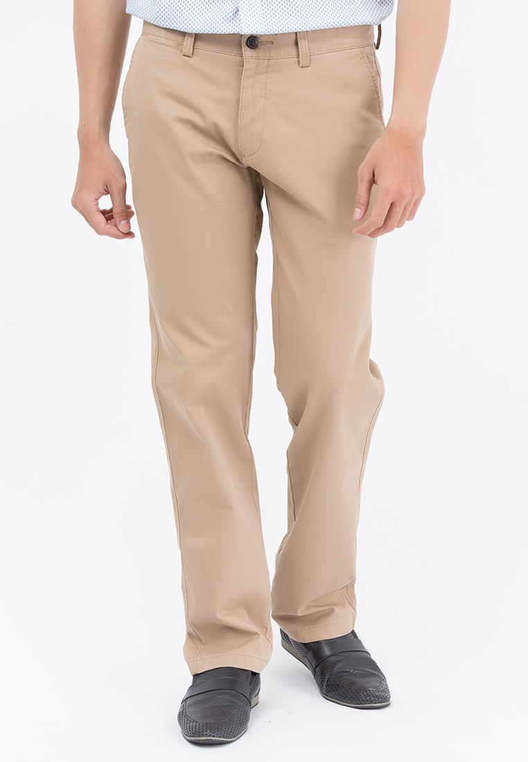 Quần Khaki Nam Không Ply Ống Ôm Khatoco Q2M528S0-VNMA003-1907-005