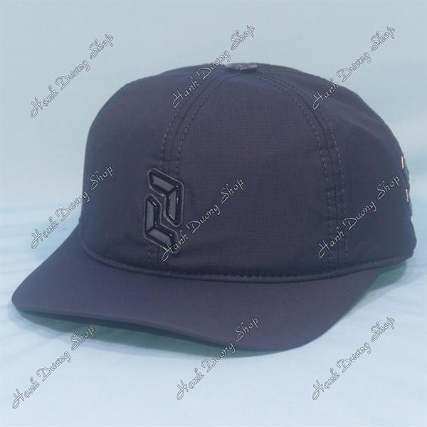 Nón kết trẻ em z caps vải dù từ 7-15 tuổi, mũ lưỡi trai trẻ em vòng đầu 54-56cm gắn mặt da Z caps có đóng sò 2 bên hông - Xanh đen tối