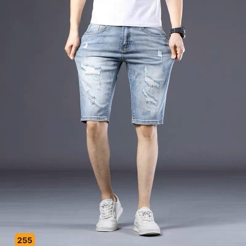 QUẦN SHORT NAM QUẦN SHORT JEAN NAM CO GIÃN MẪU MỚI TRẺ ĐẸP CÁ TÍNH 255