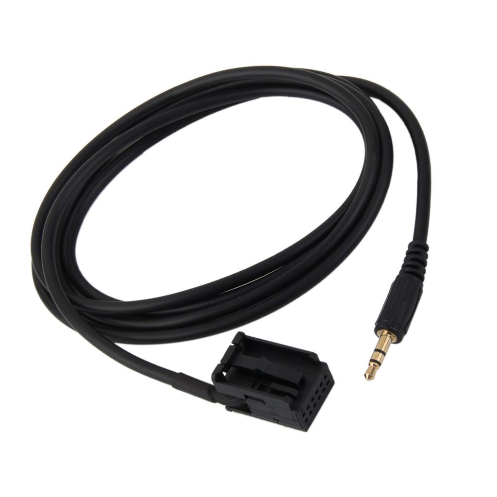 1.5M Car 3.5mm AUX Audio Adapter Cable for Focus Fiesta MK2 C-Max S-Max