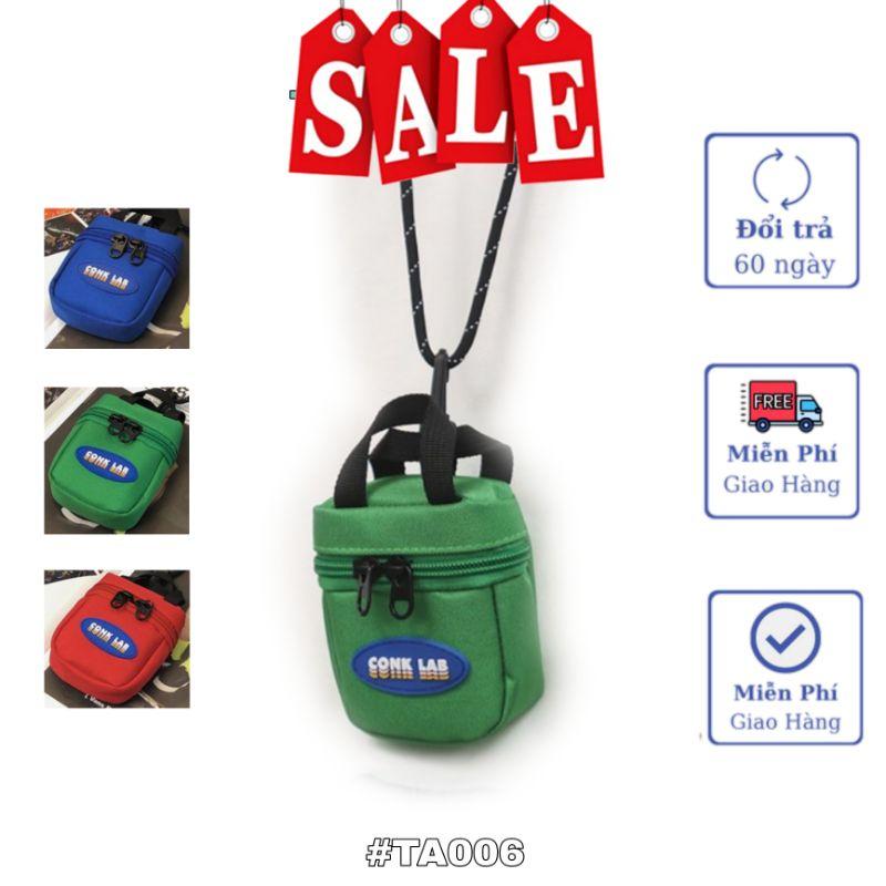 Túi chéo mini thời trang dành cho nam và nữ thiết kế vừa đeo vừa có thể móc vô balo hoặc túi xách siêu xinh TA078