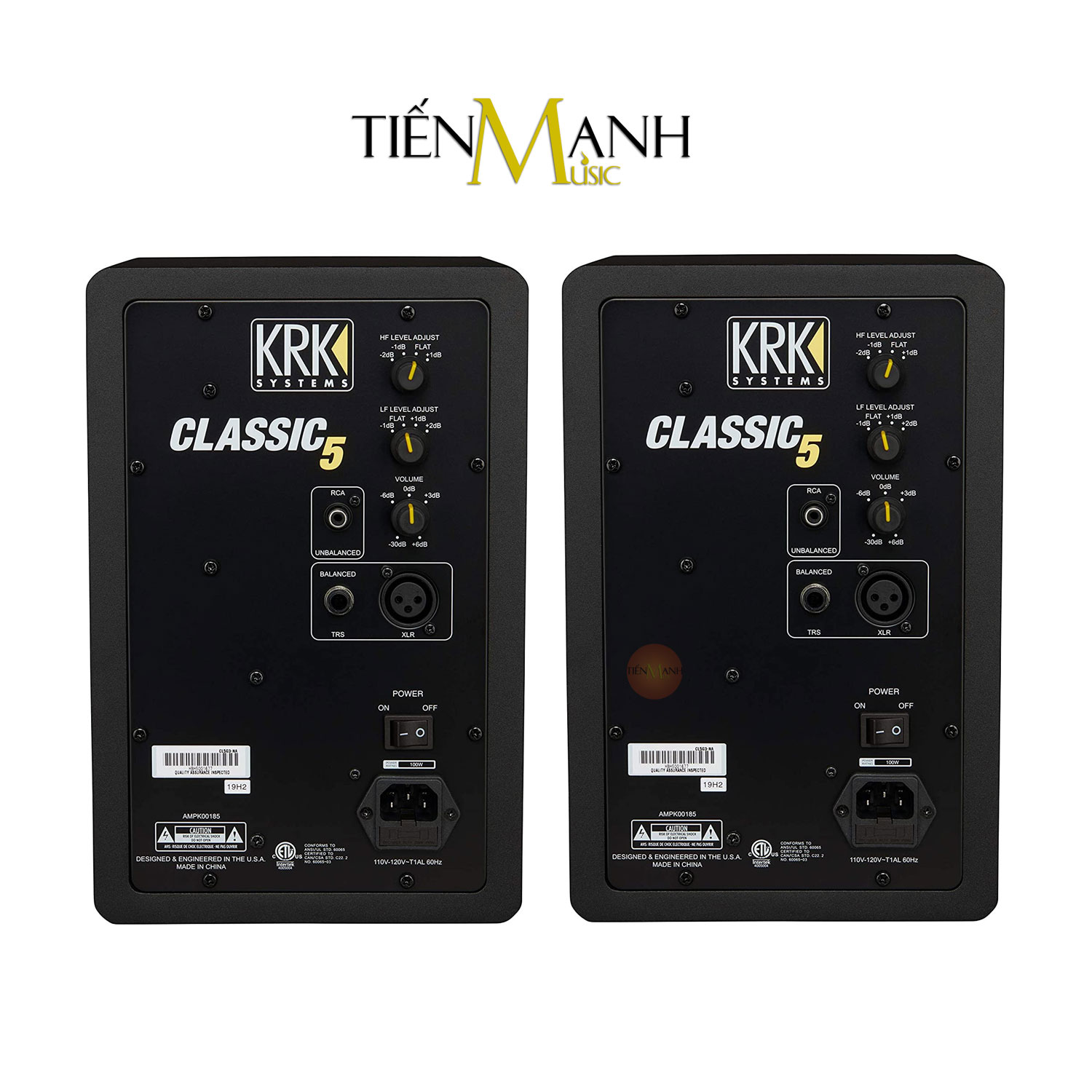 Loa Kiểm Âm KRK Classic 5 CL5G3 Powered Studio Monitor Speaker Nghe Nhạc CL5 G3 Hàng Chính Hãng - Kèm Móng Gẩy DreamMaker