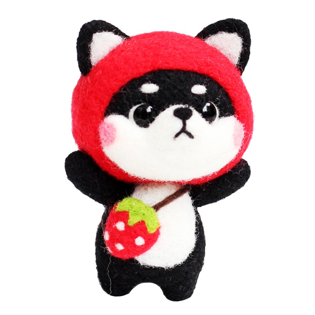 DIY Len Nỉ Thủ Công Kim Cảm Thấy Động Vật Bộ-Đáng Yêu Hươu Chó Handmade