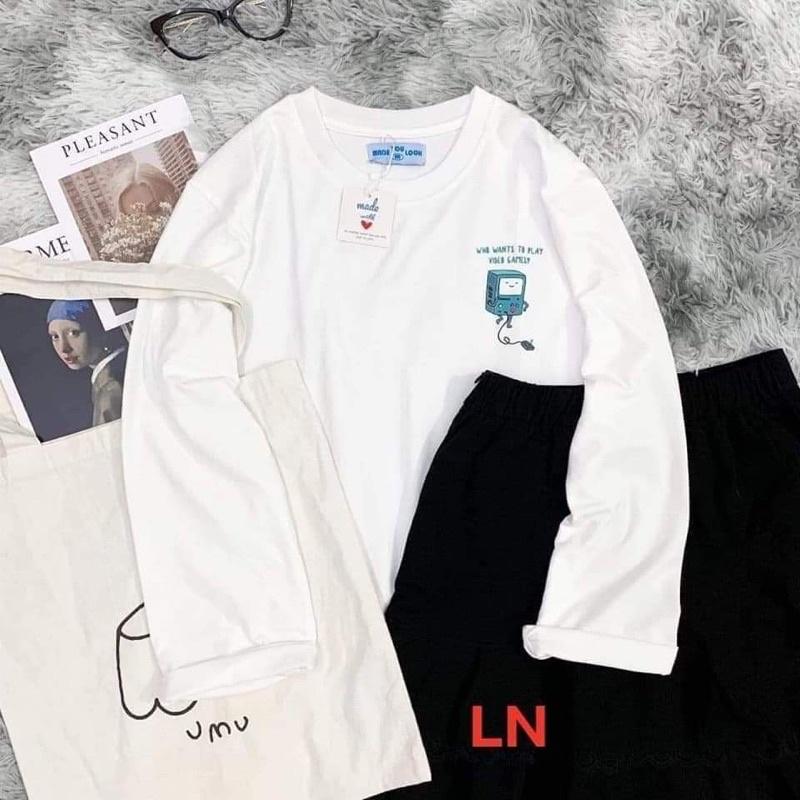 Áo xuông logo người máy TH6