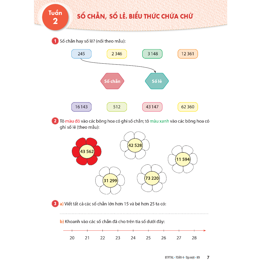 Sách - Bài tập phát triển năng lực Toán 4 Tập 1