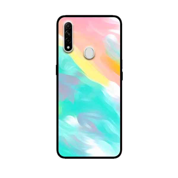 Ốp Lưng in cho Oppo A31 Mẫu Họa Tiết Nước Loang - Hàng Chính Hãng