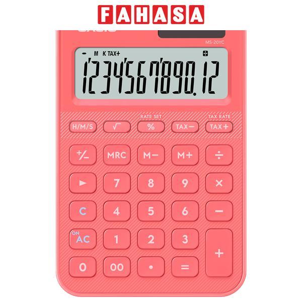 Máy Tính Casio MS-20YC-CL-W-DP - Màu Cam