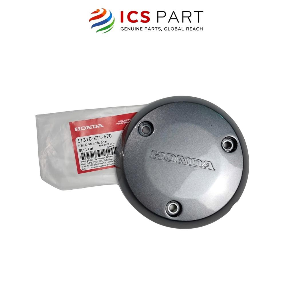 Nắp Chắn Nhiệt HONDA Wave S 100 Xám (11370KTL670)