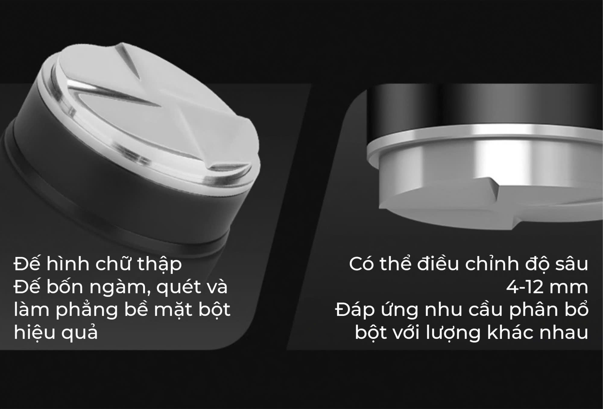 Feepie OCD san phẳng bề mặt cà phê vô cấp