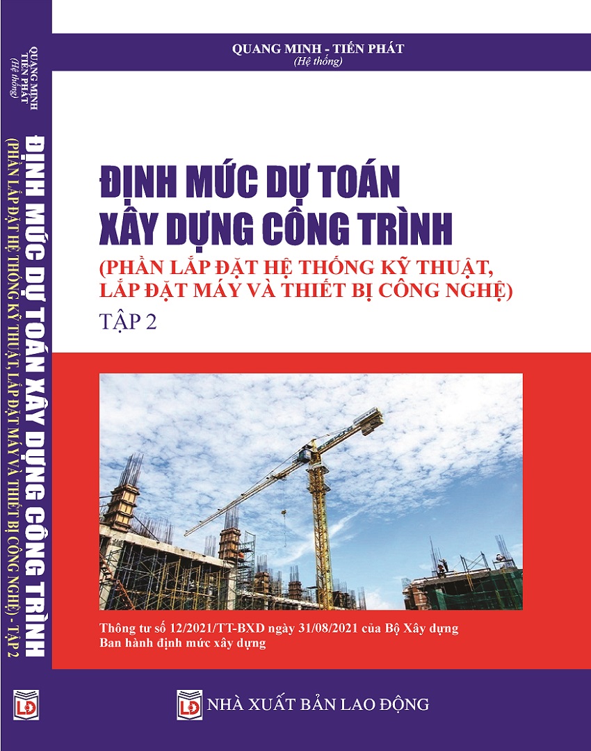 Combo 4 Quyển Sách  Định Mức Dự Toán Xây Dựng Công Trình