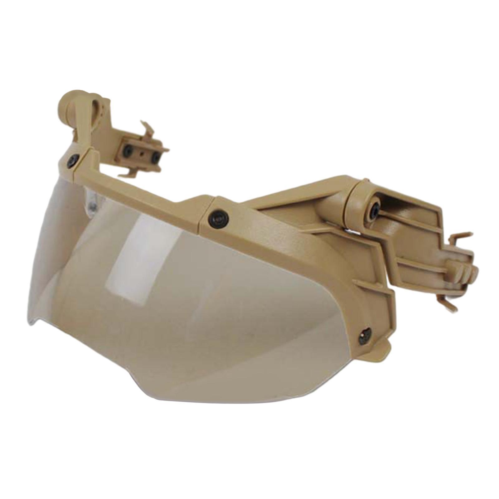 Tactical Split An toàn bảo vệ an toàn F-F-F-F-Foggles Phụ kiện đường ray 90 độ Bảo vệ antifog có thể tháo rời Color: Green B