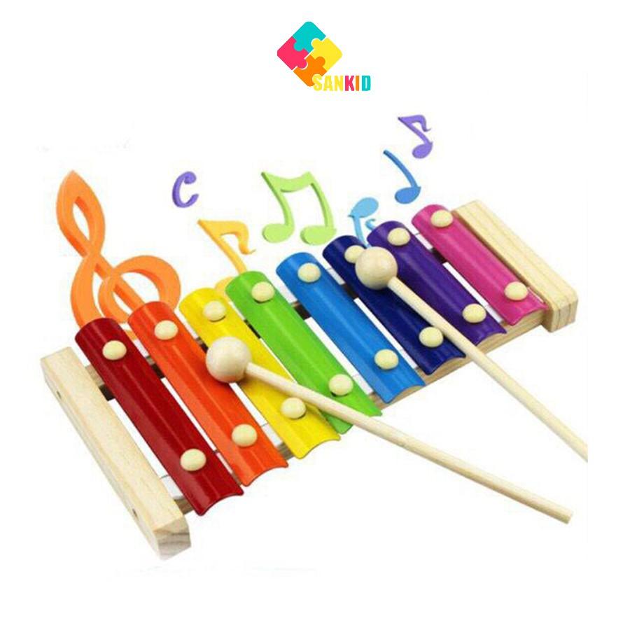 Nhạc cụ Đàn Gõ Xylophone 8 Thanh Cho Bé