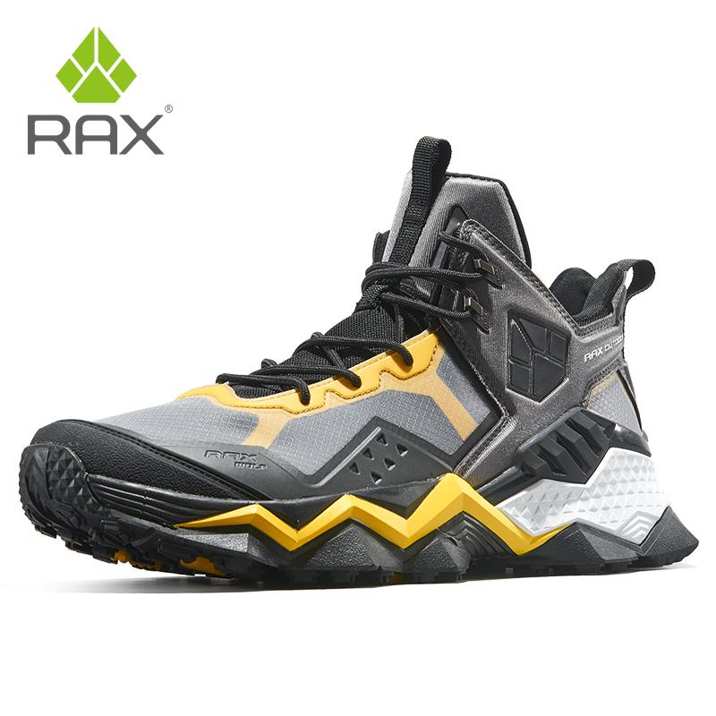 Rax Nam Chống Nước Giày Đi Bộ Đường Dài Thoáng Khí Đi Bộ Đường Dài Giày Đi Bộ Giày Giày Thể Thao Giày Chiến Thuật Giày Color: Black Shoe Size: 45