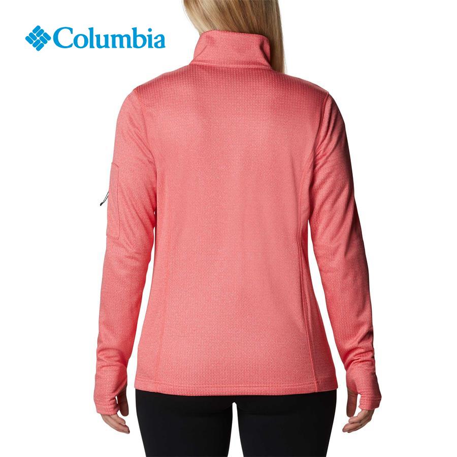 Áo thun tay dài thể thao nữ Columbia W Park View Grid Fleece 1/2 Zip - 1959702614