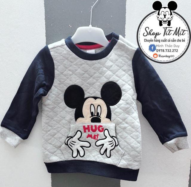 Áo nỉ bông mickey bé trai