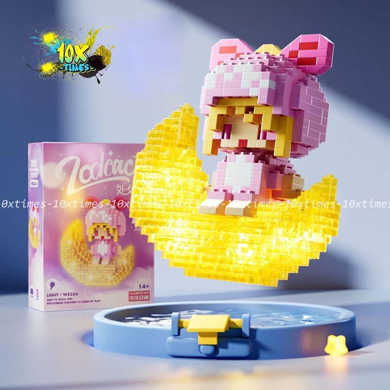 Mô hình lắp ráp cung hàng đạo phát sáng 10 cm