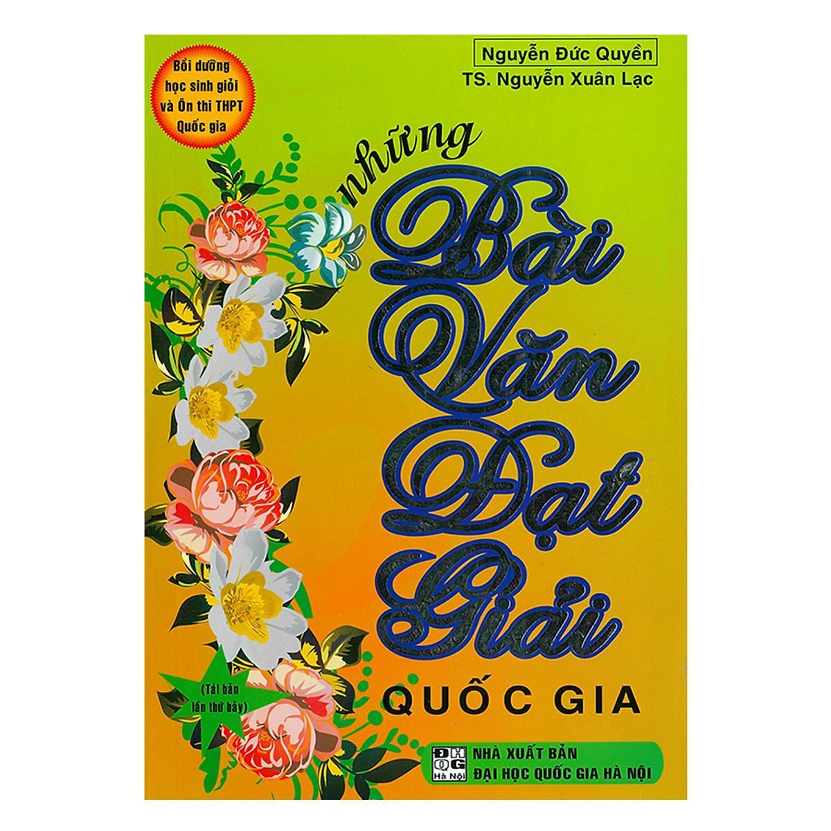 Sách - Những Bài Văn Đạt Giải Quốc Gia - Hồng Ân