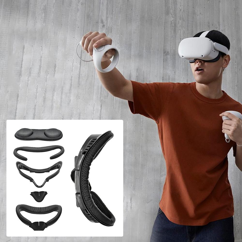 【COD】 Wide Vr Glasses Eye Mask Cover Set Sweat-proof Shading Dust-proof Protective Pad Compatible For Oculus Quest2