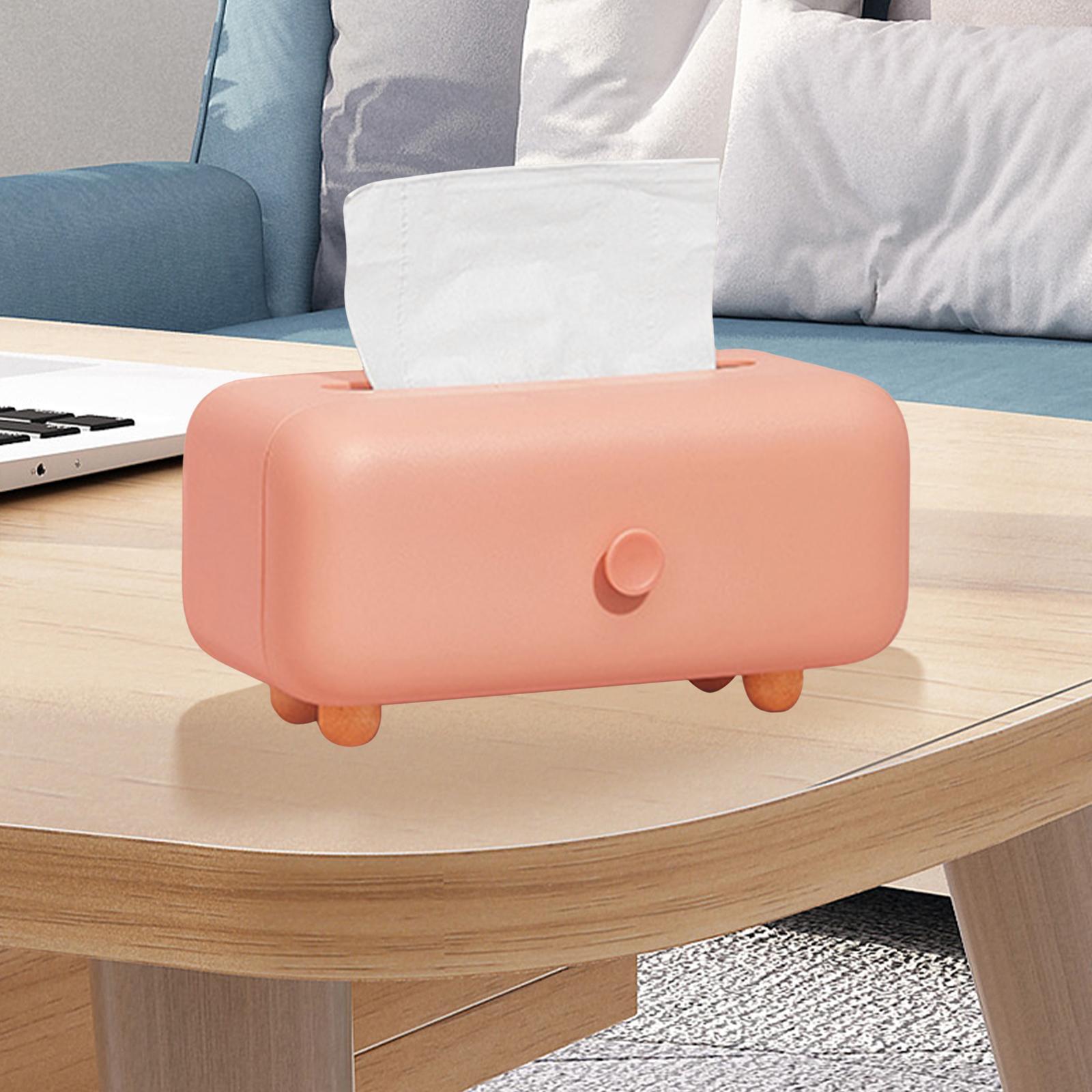 Tissue Box Holder Facial Tissue Paper Box Cover for Home Kitchen Decor