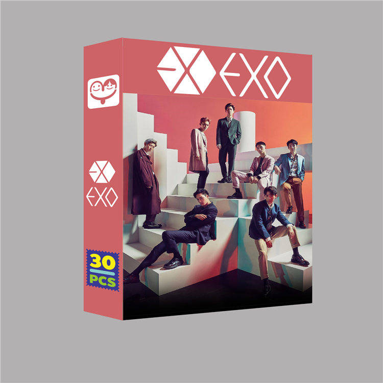 Bộ ảnh thẻ nhóm BTS EXO Blackpink Nine Percent TFboys Wanna One - EXO