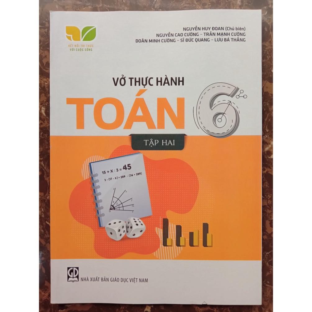 Sách - Combo Vở Thực Hành Toán Lớp 6 - Kết Nối Tri Thức Với Cuộc Sống (2 Tập)