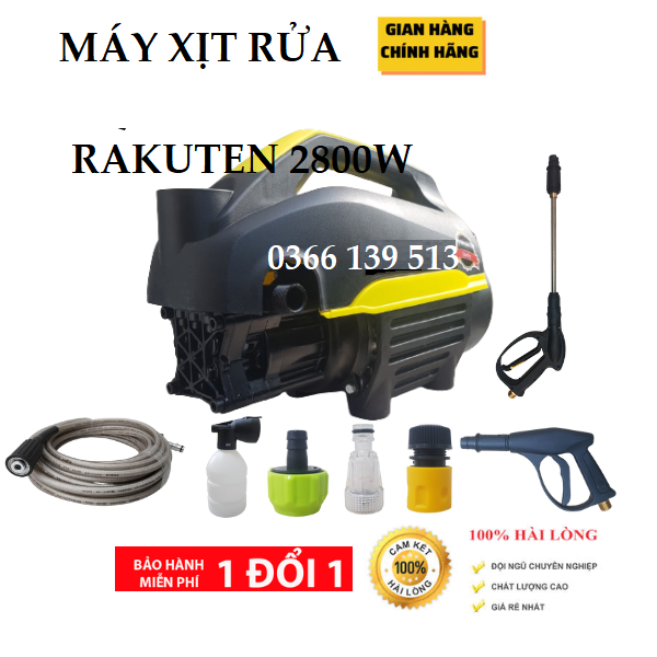 MÁY XỊT RỬA RAKUTEN 2800W - Công Nghệ JAPAN