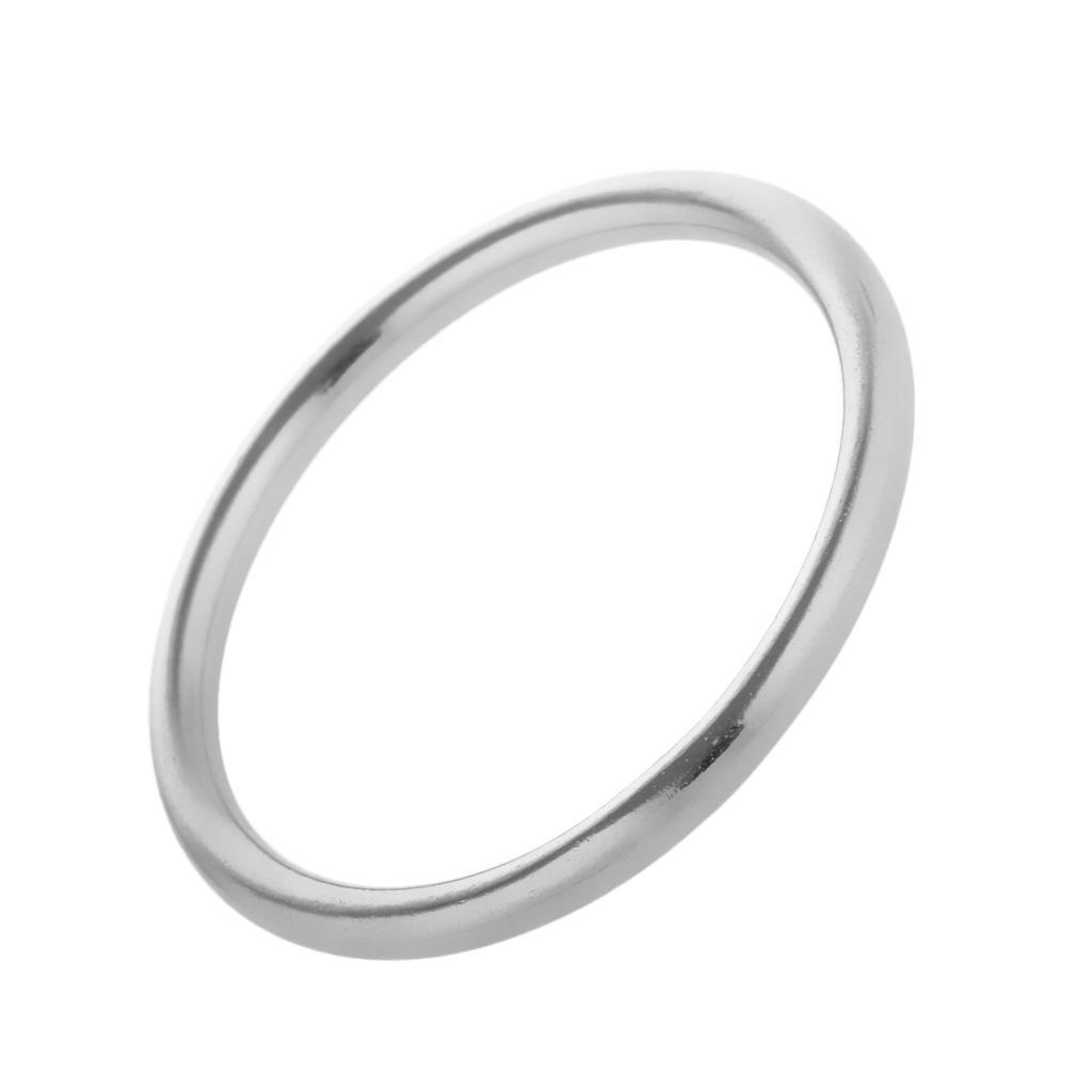 2 Welded Stainless Steel O Round Rings Circle Craft Webbing Boat 1 Inch