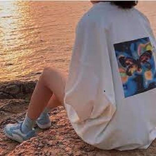 Áo sweater hình con bướm to cute thun cotton 4 chiều mềm mịn, in hình rõ đẹp,style Hàn Quốc,áo sweater đôi hình con bướm