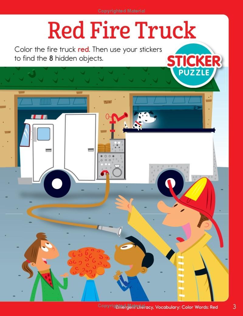 Colors &amp; Shapes: Hidden Pictures - Sticker Learning Fun