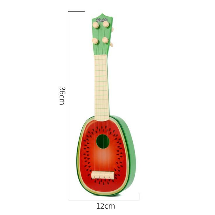 Đàn Guitar Hình Trái Cây ️Âm Thanh Cực Hay️ Đồ Chơi Cho Bé Gái Bé Trai Mô Phỏng Đàn Ukulele