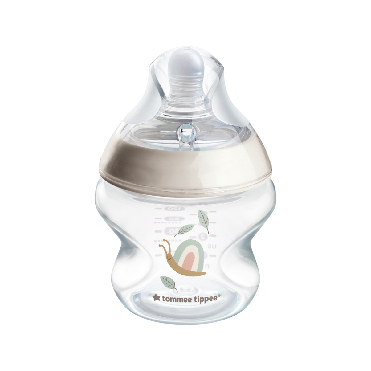 Bình Sữa PP Ty Siêu Mềm Tự Nhiên Tommee Tippee Natural Start 150ml, Núm Ty Của Bình 0-3 Tháng - Hoạ Tiết