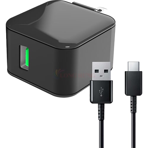 Combo cốc sạc Bagi QC 3.0 2A 1USB + Cáp USB Type-C 2.0 1.2m CB-M30n - Hàng chính hãng