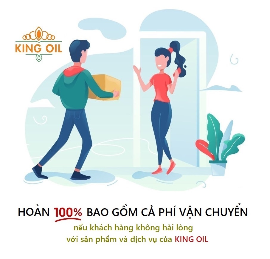 Tinh dầu Gừng 100ml nguyên chất từ thiên nhiên, Thơm Phòng, Khử Mùi, Kháng Khuẩn, Đuổi Muỗi - KingOil 