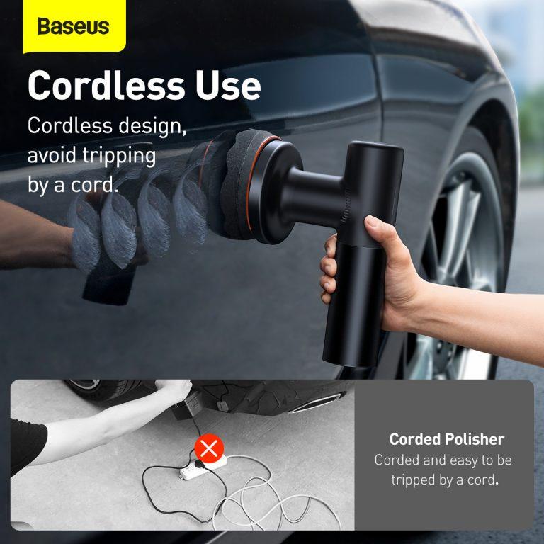 Baseus -BaseusMall VN Khăn mua kèm sử dụng cho máy đánh bóng xe hơi YOUPIN