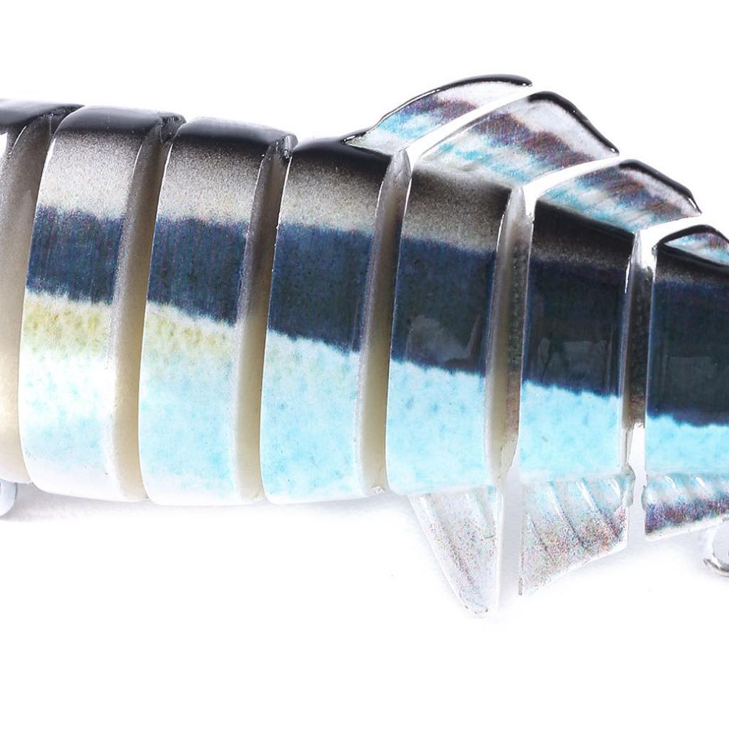 Fishing Lures Swimbait Lures Crankbaits Lifelike Multi Jointed Artificial Hard Baits with Treble Hook Fish Tackle