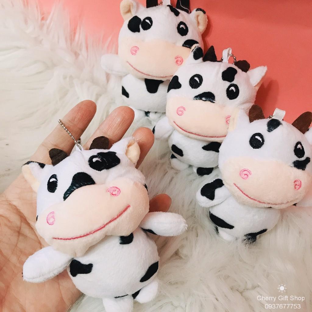Móc Khóa Bò Sữa Siêu Hot - Móc Khóa Túi Xách Ảnh Thật Shop Chụp