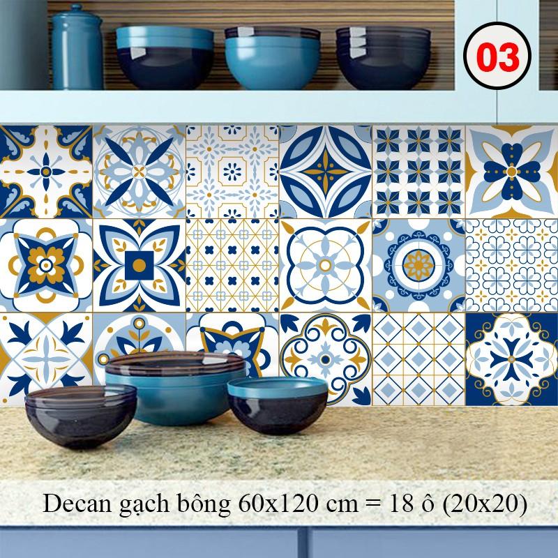 Giấy dán tường nhà bếp, miếng dán bếp chống bắn dầu mỡ, chịu nhiệt cao | Decal Dán Bếp Xanh Vàng