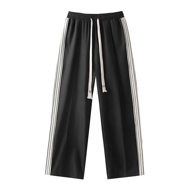 Quần Dài Nam Ống Rộng Họa Tiết Sọc Kẻ Phong Cách Thể Thao Năng Động Thời Trang Zenkonu QUAN NAM 140V2